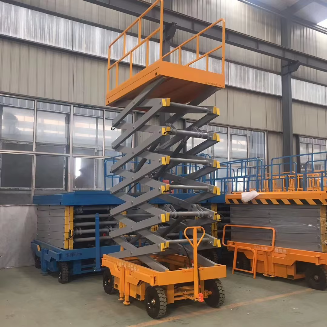 Mobile electric scissor lift